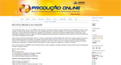 Desktop Screenshot of producaoonline.org.br